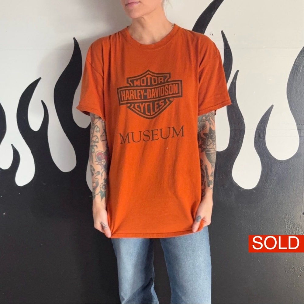 ❌SOLD❌Harley-Davidson Museum Orange Tee